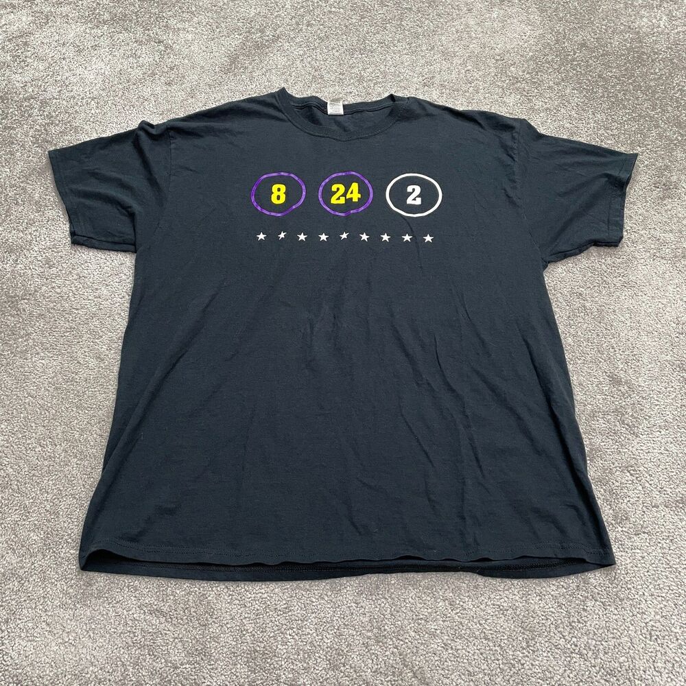 Fruit Of The Loom Kobe Braynt MUP 9 Time Defentsive Black Mamba T-Shirt Mens XL